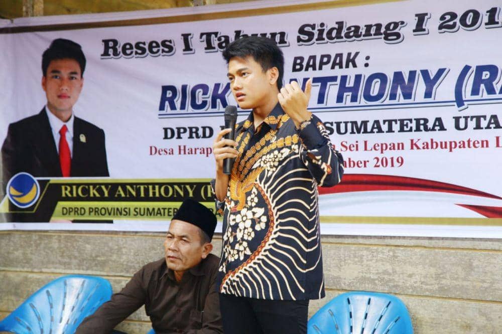 Ricky Anthony, Anggota DPRD Sumut Fraksi Partai NasDem (Dok. IDN Times/istimewa)