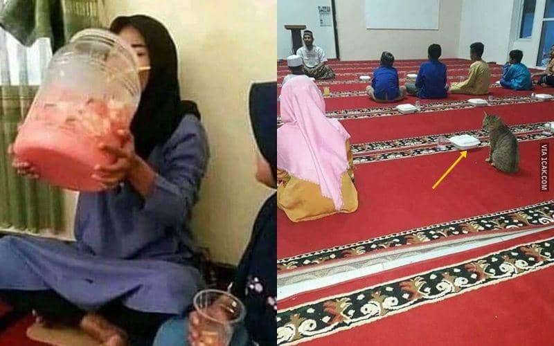 Tak Terduga, 10 Momen Lucu Saat Buka Puasa Bikin Ngakak Parah