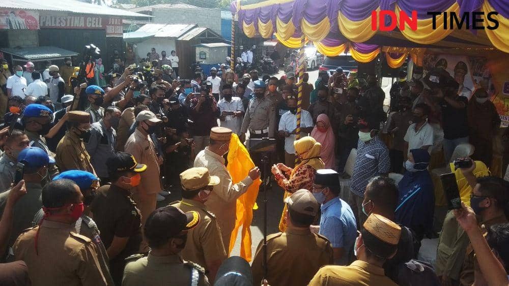 Ratusan Orang Hadiri Seremoni Penerapan PSBB Provinsi Gorontalo