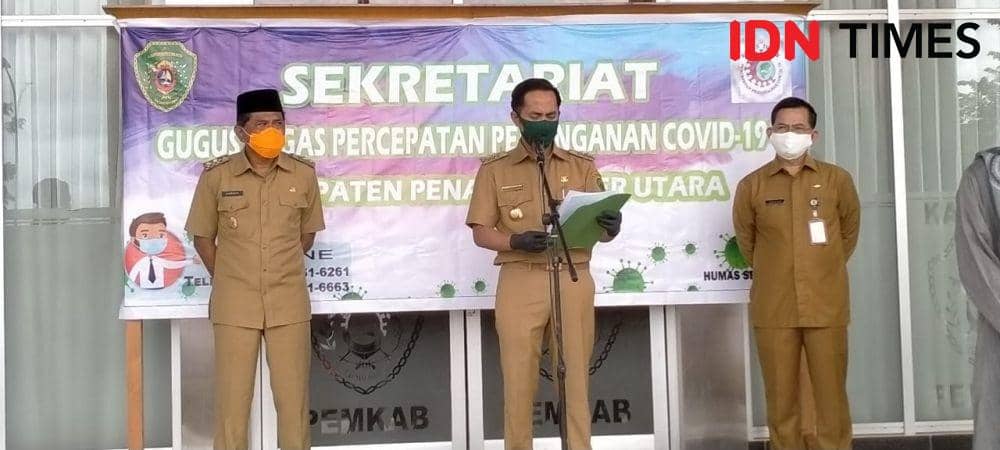 Bupati PPU juga Ketua Satgas COVID-19, Abdul Gafur Mas'ud memberikan keterangan terkait COVID-19 (IDN Times/Istimewa)