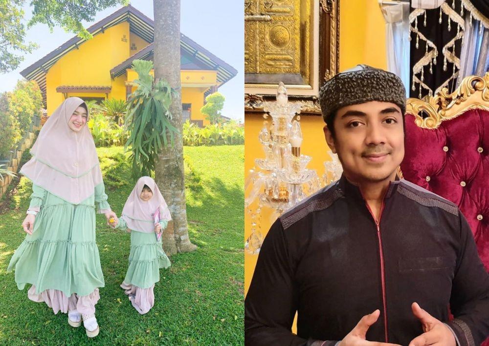 10 Potret Rumah Mewah Ustaz Riza Muhammad dan Indri Giana, Adem Asri!