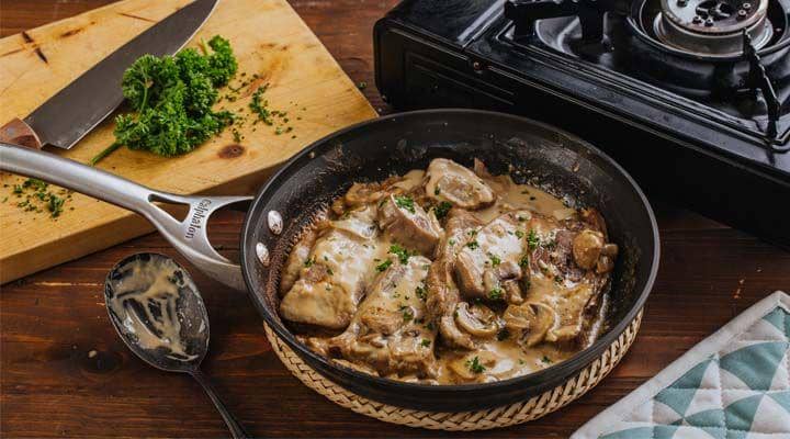 Resep Lidah Sapi Saus Krim Jamur, Gurihnya Bikin Ketagihan!