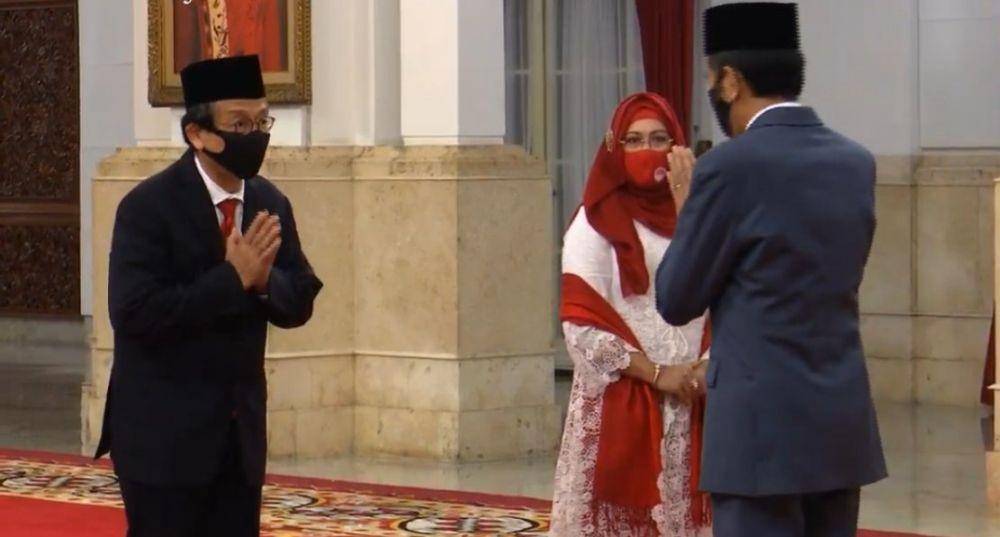 Pengucapan Sumpah Kepala PPATK di Istana Negara pada Rabu, 6 Mei 2020 (Youtube/Sekretariat Presiden)