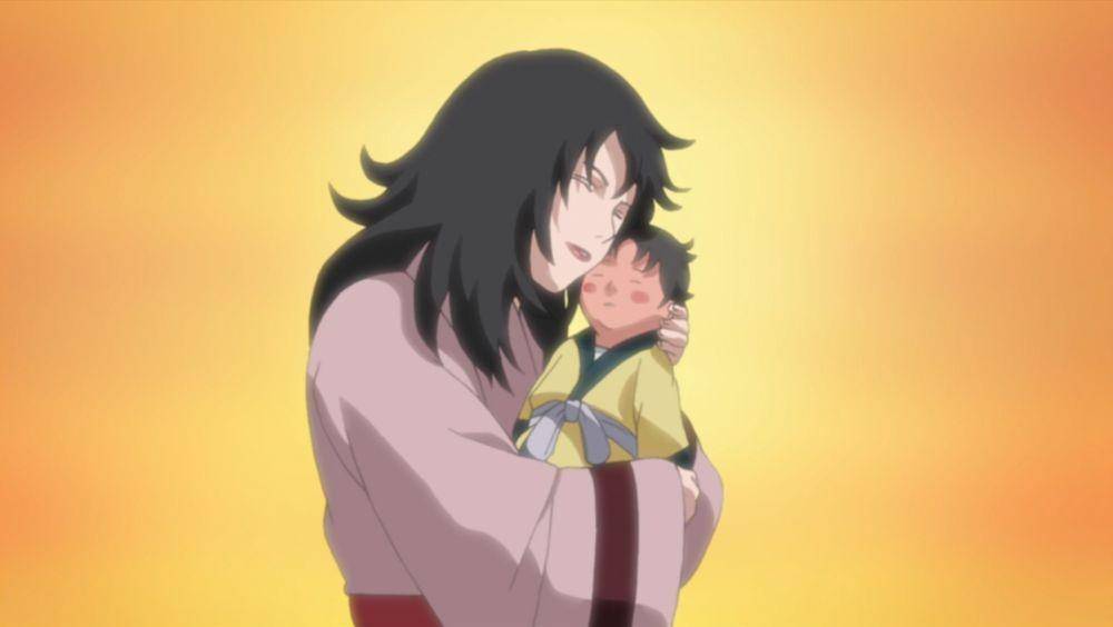 Kurenai dan anaknya. (Dok. Pierrot/naruto-shippuden)