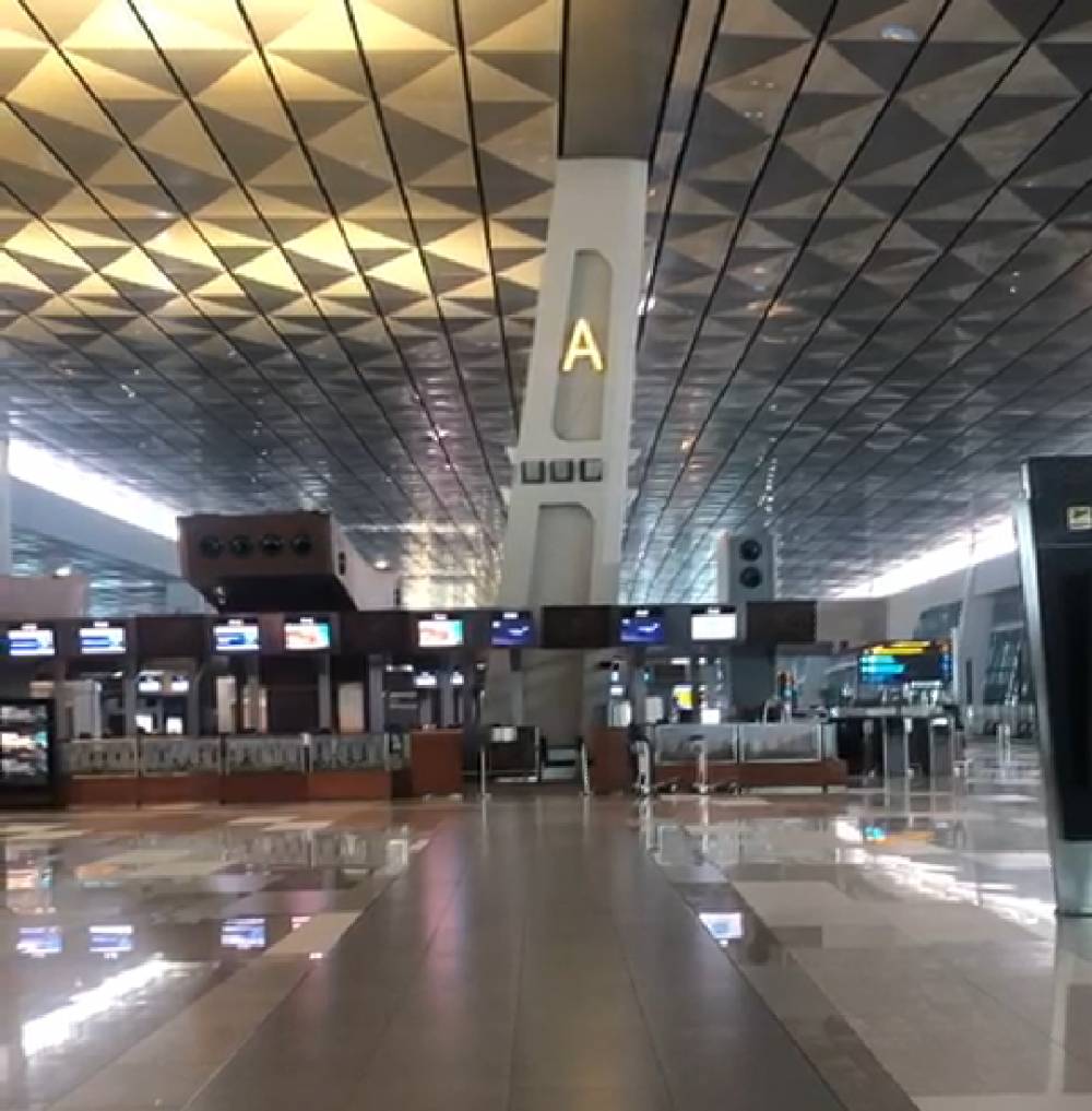 Suasana Bandara Soekarno-Hatta yang sepi (Dok. Istimewa)