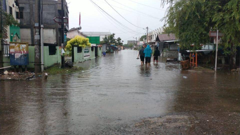 Salah satu kawasan di Kota Banda Aceh yang terendam air (Istimewa)