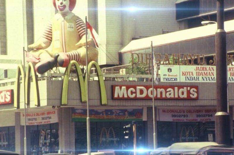 McDonald's Sarinah di tahun 1991. Dok. McDonald's