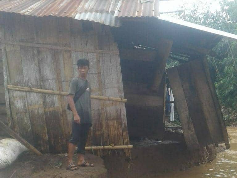 Kondisi rumah terdampak banjir (IDN Times/BPBD Sumsel)