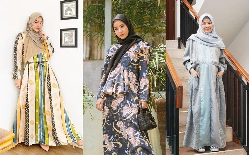10 OOTD Hijab Santun nan Modis ala Natasha Rizky, Referensi Lebaran!