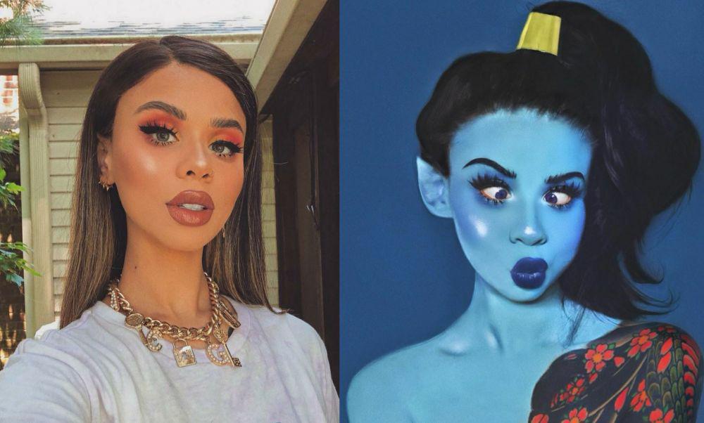 10 Potret Beauty Vlogger Eleanor Barnes, Mahir Makeup Karakter Lho!