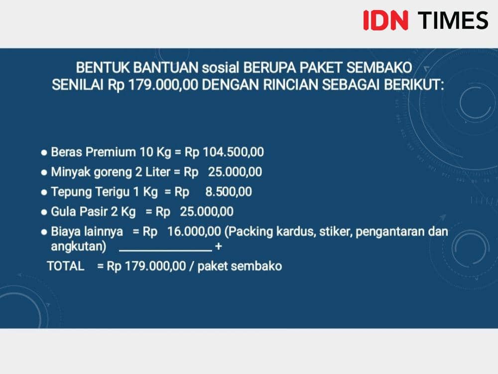 Begini Kriteria Warga Palembang Penerima Paket Sembako