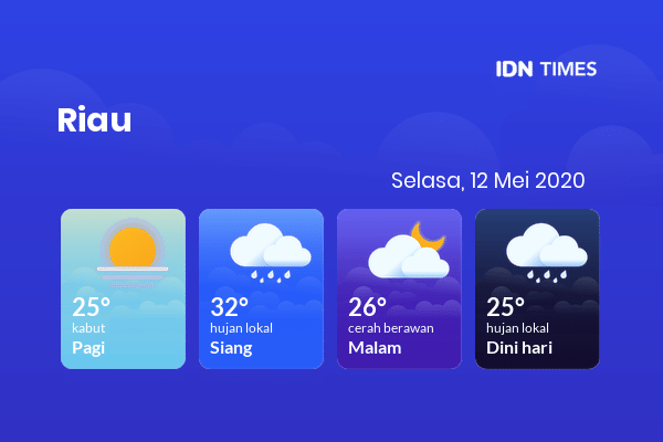 Cuaca Hari Ini 12 Mei 2020: Pekanbaru Kabut Pagi Hari