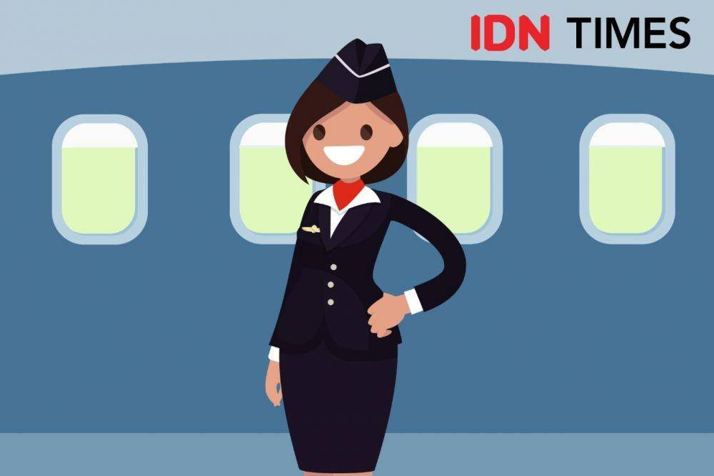 Ilustrasi Pramugari (IDN Times/Arief Rahmat)