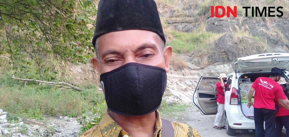 Ketua Komuntias Pemulung, Mahardiko, TPST Piyungan, Kabupaten Bantul, Yogyakarta, Maryono. IDN Times/Daruwaskita