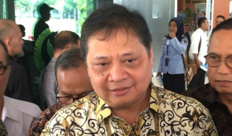 Menko Perekonomian Airlangga Hartarto (ANTARA News/ Abdu Faisal)