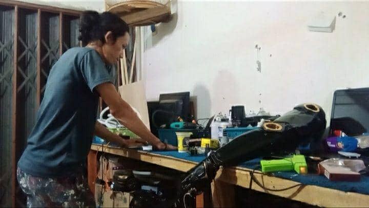 Pria Banyuasin Bikin Robot untuk Difabel, Kirim Pesanan ke Amerika