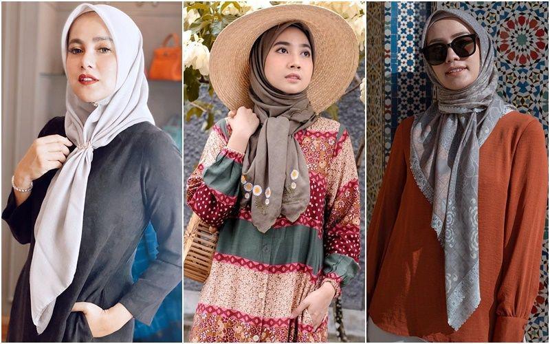 10 Cara Pakai Hijab Segiempat yang Simpel dari Seleb & Influencer