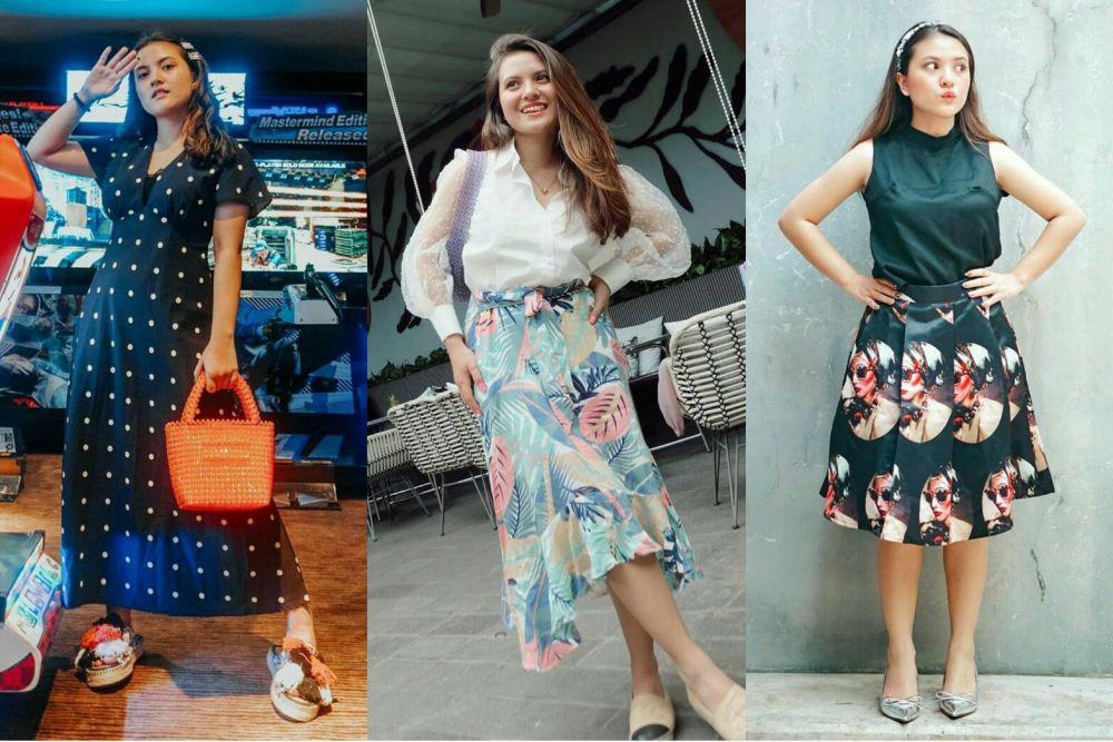 12 Feminine Vintage Look dengan Rok ala Marsha Aruan, Curi Perhatian!