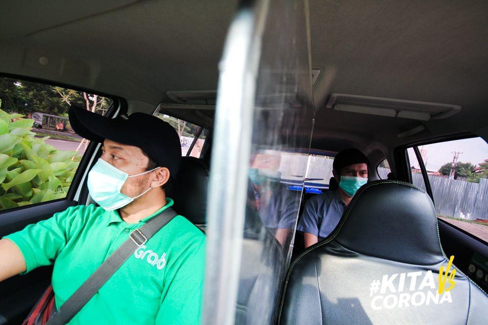 GrabCar Dilengkapi Pembersih Udara Cegah Penularan COVID-19