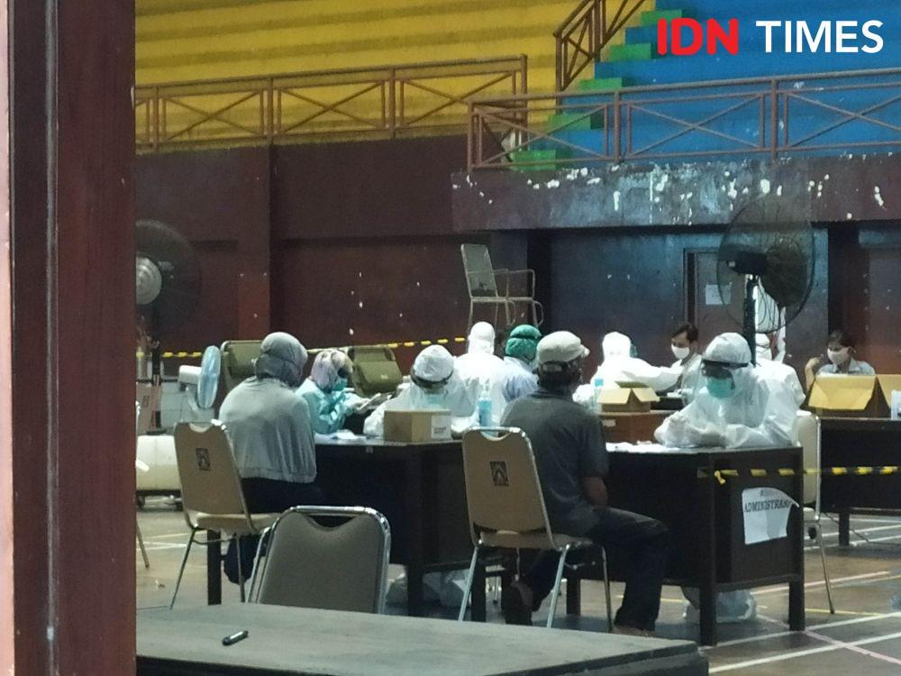 Pengunjung Indogrosir Berstatus Reaktif Bertambah