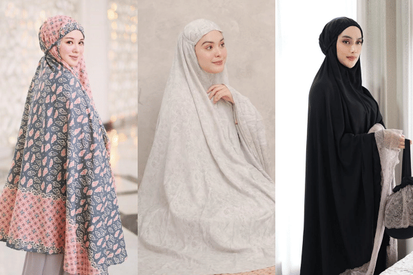 9 Inspirasi Mukena ala Publik Figur, Bikin Ibadah Makin Khusyuk!