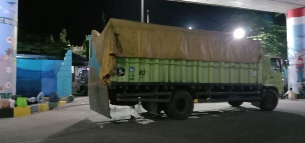 Truk Lewat Jalan Kota di Luar Jam Operasional Langsung Ditilang