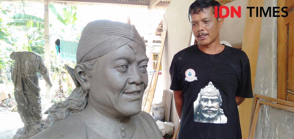 Sobat Ambyar Bantul Buat 3 Patung untuk The Godfather of Broken Heart