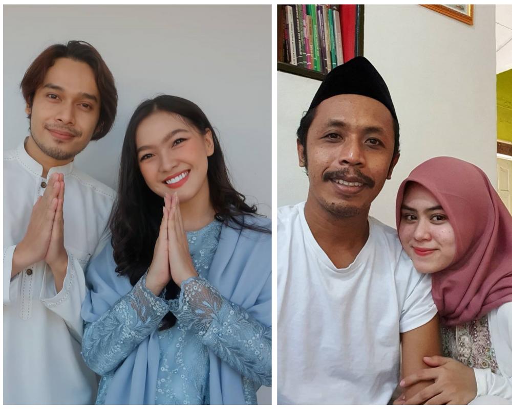 10 Potret Para Pemain Tukang Ojek Pengkolan Saat Rayakan Lebaran