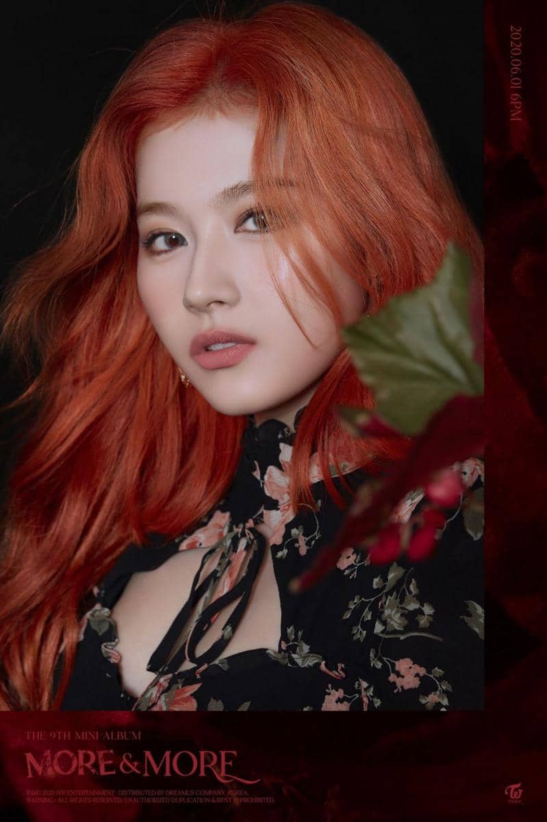 Potret diri Sana. (twitter.com/JYPETWICE)