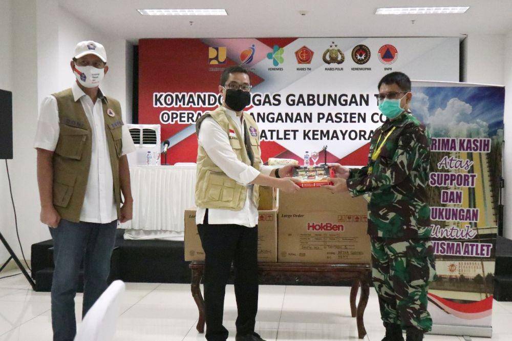 Ketua Gugus Tugas Penanganan COVID-19 Doni Monardo Mengunjungi RS Darurat Wisma Atlet (Dok. Tim Komunikasi Publik Gugus Tugas Nasional)