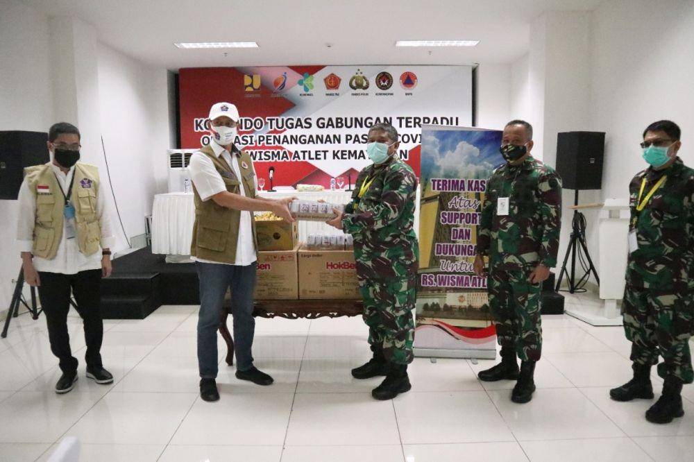 Ketua Gugus Tugas Penanganan COVID-19 Doni Monardo Mengunjungi RS Darurat Wisma Atlet (Dok. Tim Komunikasi Publik Gugus Tugas Nasional)