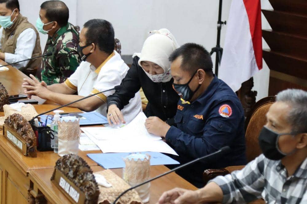 Rapat pembahasan PSBB tahap III di Grahadi, Surabaya, Senin (25/5). IDN Times/Dok. Istimewa