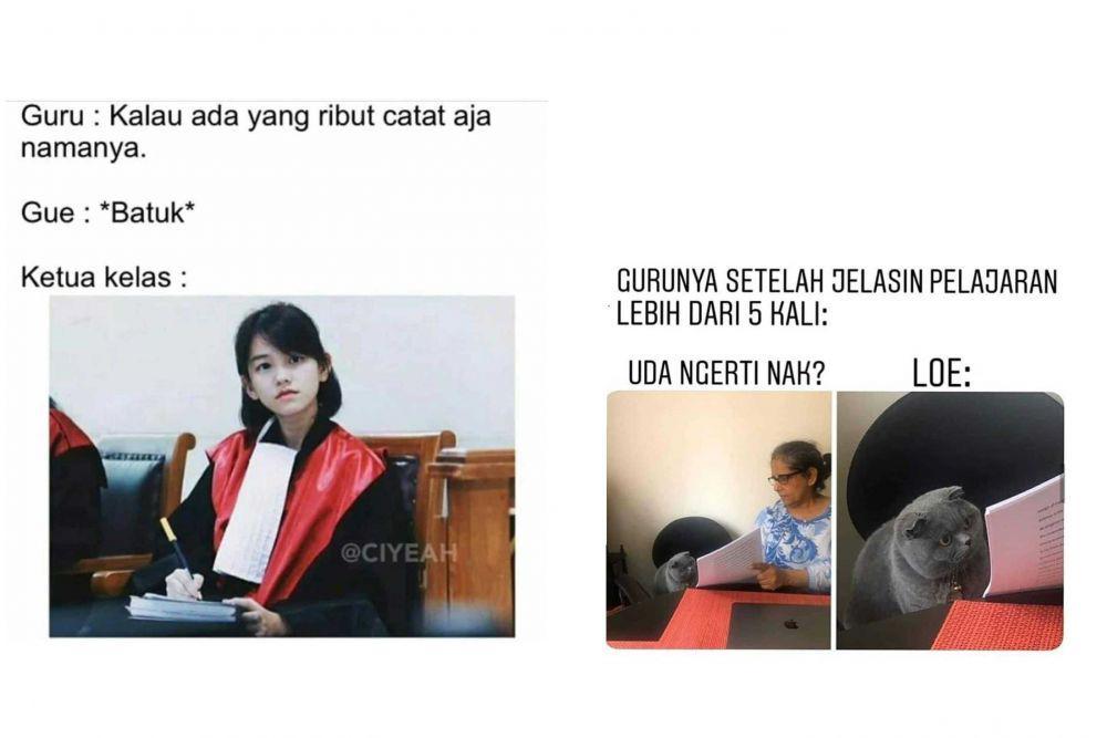 10 Meme Lucu Anak Sekolah, Bikin Tambah Kangen Masuk Kelas!