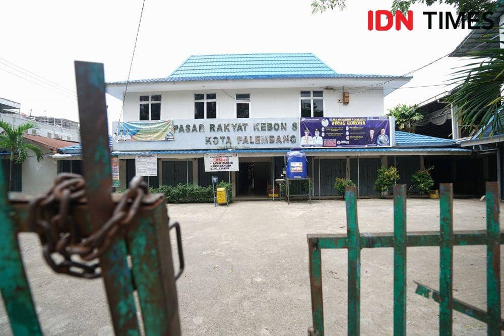 Pasar Kebon Semai di Sekip Palembang. (IDN Times/ Deryardli Tiarhendi)