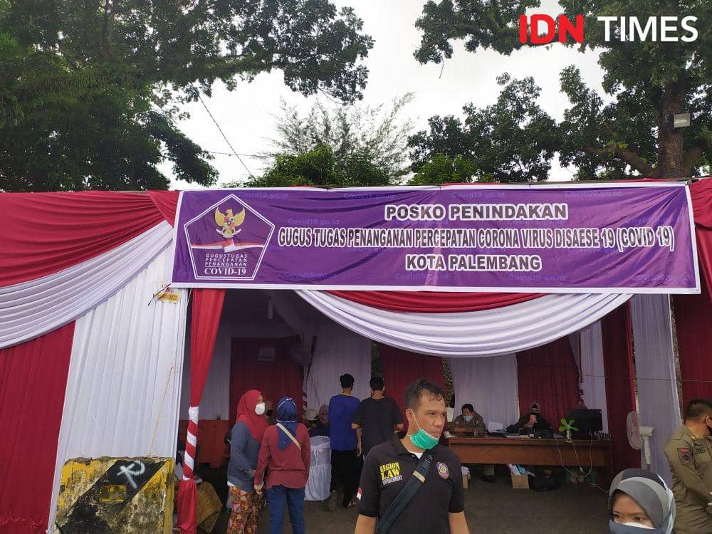 Poto pelanggar PSBB di Palembang (IDN Times/Feny Maulia Agustin)