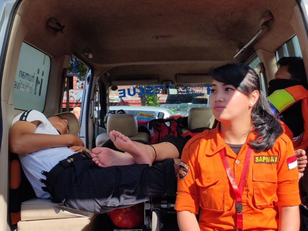 Kezia, Perempuan Relawan Kemanusiaan saat Musibah Banjir di Samarinda