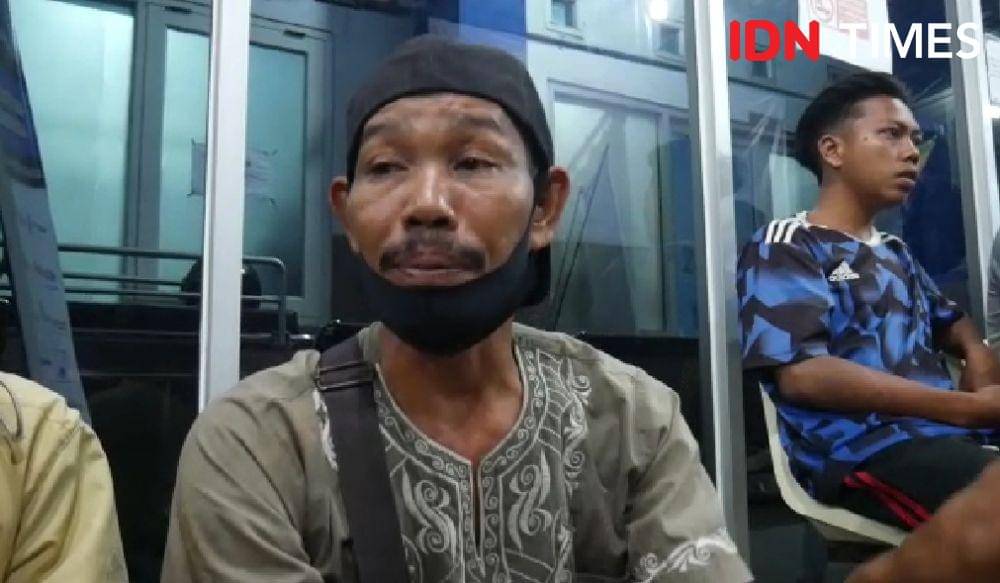 Heryansah, orangtua korban An yang tenggelam karena banjir di Samarinda (IDN Times/Yuda Almerio)