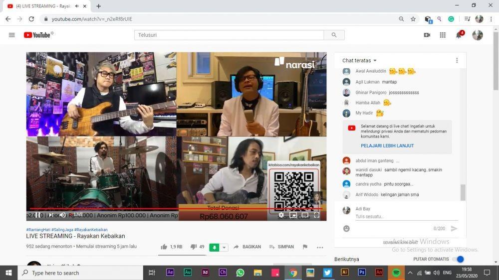 Sambut Idulfitri, Narasi Gelar Konser Rayakan Kebaikan untuk Donasi