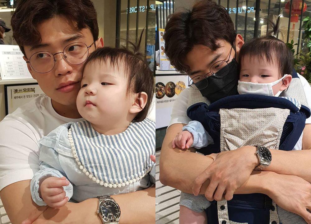 Om Idaman, 10 Potret Gemas Jang Hansol saat Momong Keponakannya