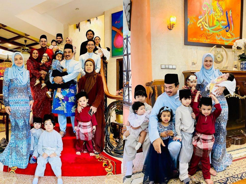 Ramai! 9 potret lebaran siti nurhaliza bersama anggota keluarga b