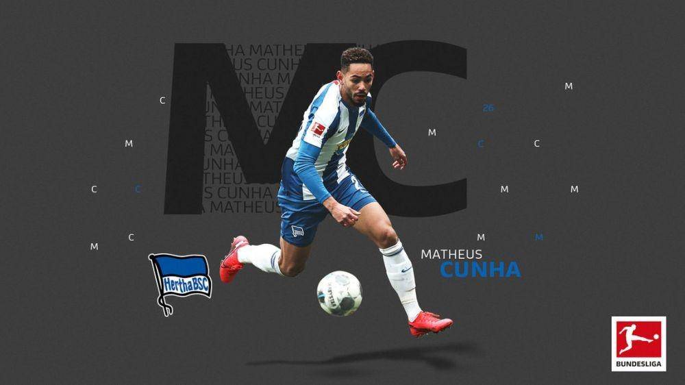 Matheus Cunha jadi andalan baru Hertha Berlin di lini depan. Dok. Bundesliga/DFL