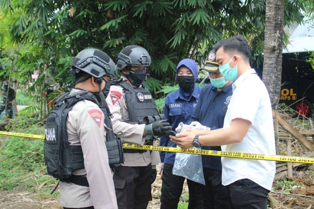 Lokasi ledakan diduga mortir di Takalar. IDN Times/Polres Takalar