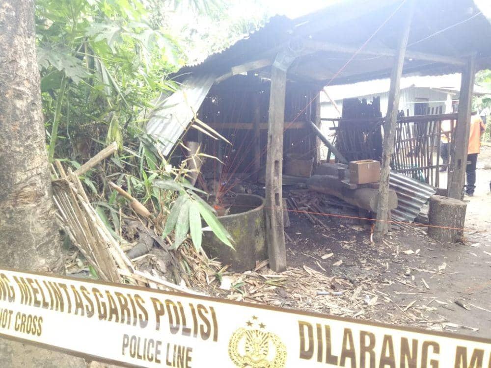 Lokasi ledakan diduga mortir di Takalar. IDN Times/Polres Takalar