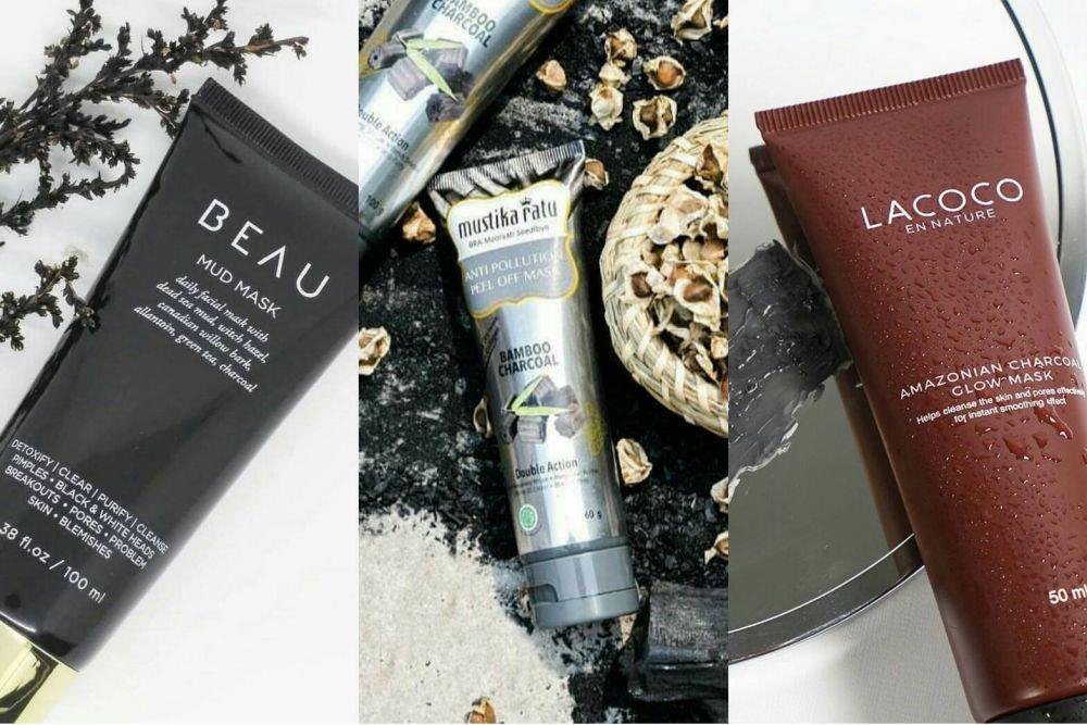 8 Charcoal Mask Lokal dalam Kemasan Tube yang Praktis dan Higienis