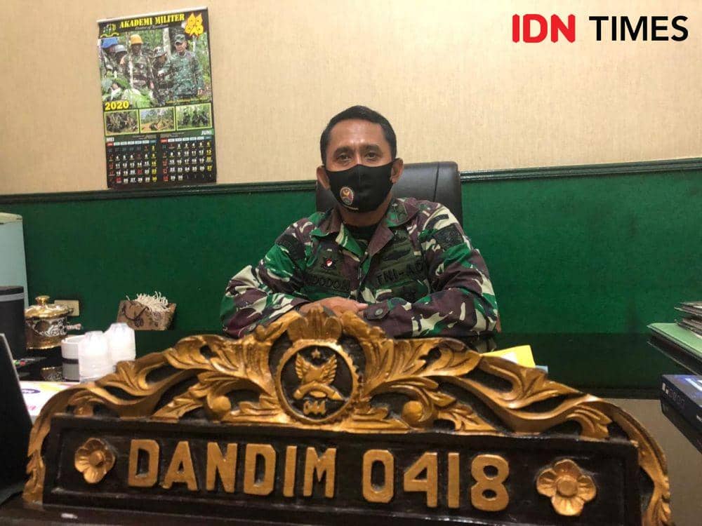 Dandim 0418 Palembang, Letkol Arm Widodo Noercahyo. (IDN Times/Rangga Erfizal)