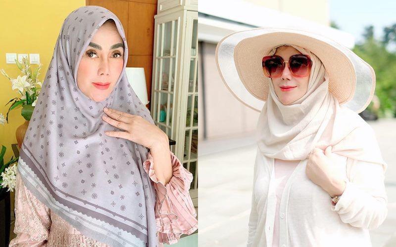 9 Ragam Model Hijab Mama Amy, Ibu Raffi Ahmad yang Selalu Tampil Hits