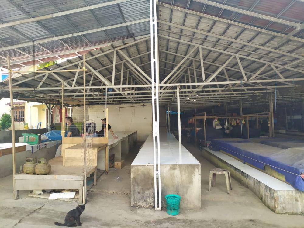 Kondisi di pasar kebun bunga palembang (IDN Times/Istimewa)
