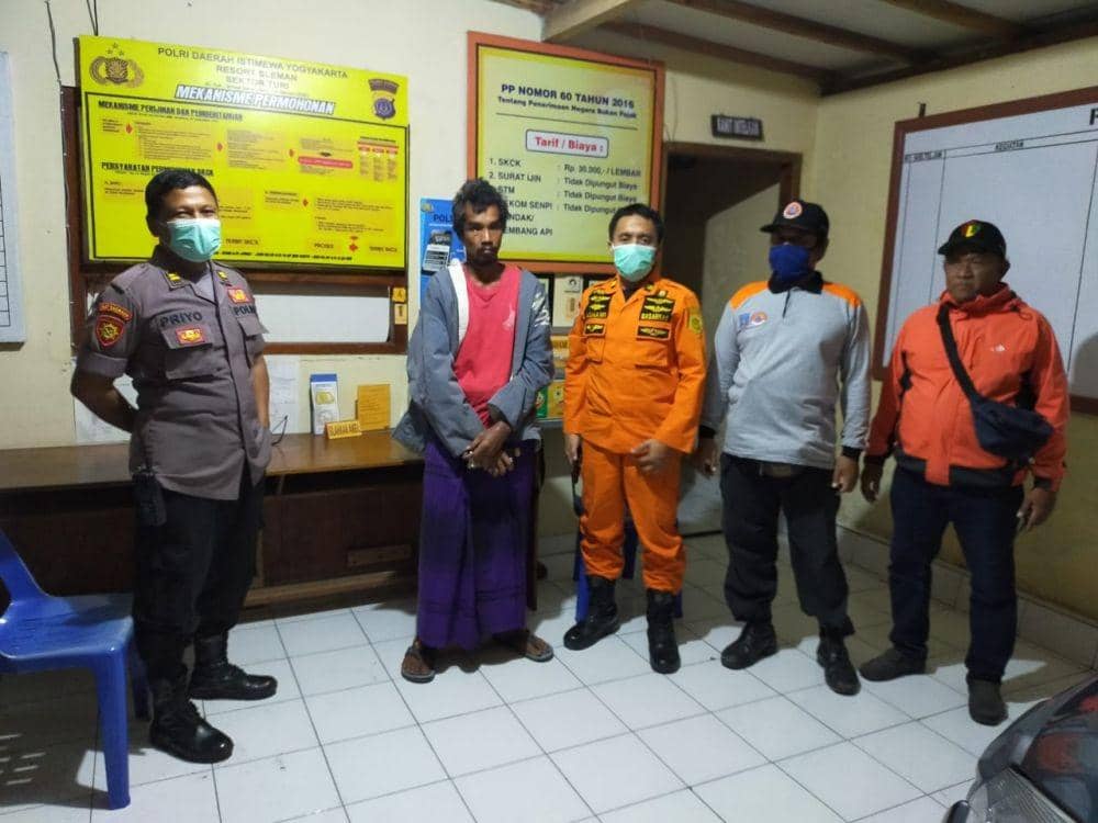Sempat Diduga Tenggelam, Lelaki Asal Godean Ditemukan Linglung di Turi