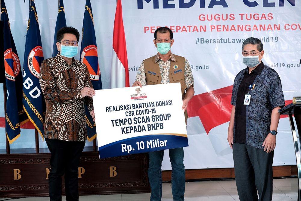 Tempo Scan Tuntaskan 100% Bantuan Rp17,5 Miliar untuk Penanganan COVID