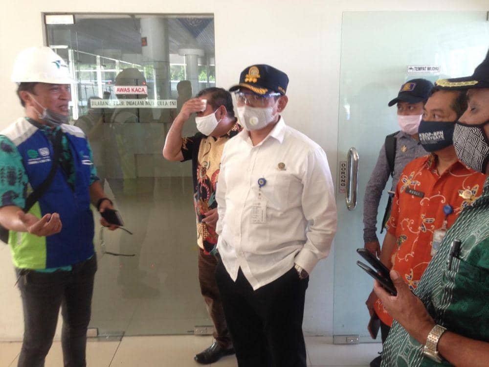 Direktur Lalu Lintas dan Angkutan Laut (Dirlala), Ditjen Hubla Capt. Wisnu Handoko di Pelabuhan Semayang, Balikpapan (IDN Times/Hilmansyah)